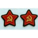 Нарукавные звезды Военно-Политического состава РККА, обр. 1935 г..
